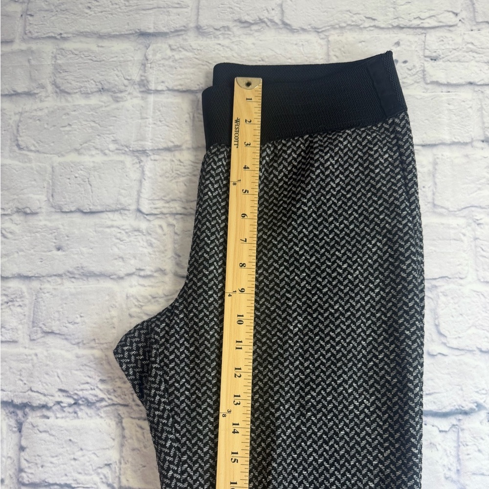 Zac & Rachel Black & Gray Patterned Pull On Pants. Size L. - Picture 4 of 7